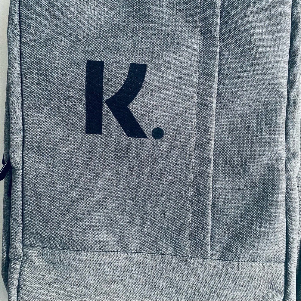 Klarna Kapston Unisex Heather Gray Laptop Bookbag Backpack - Picture 2 of 8